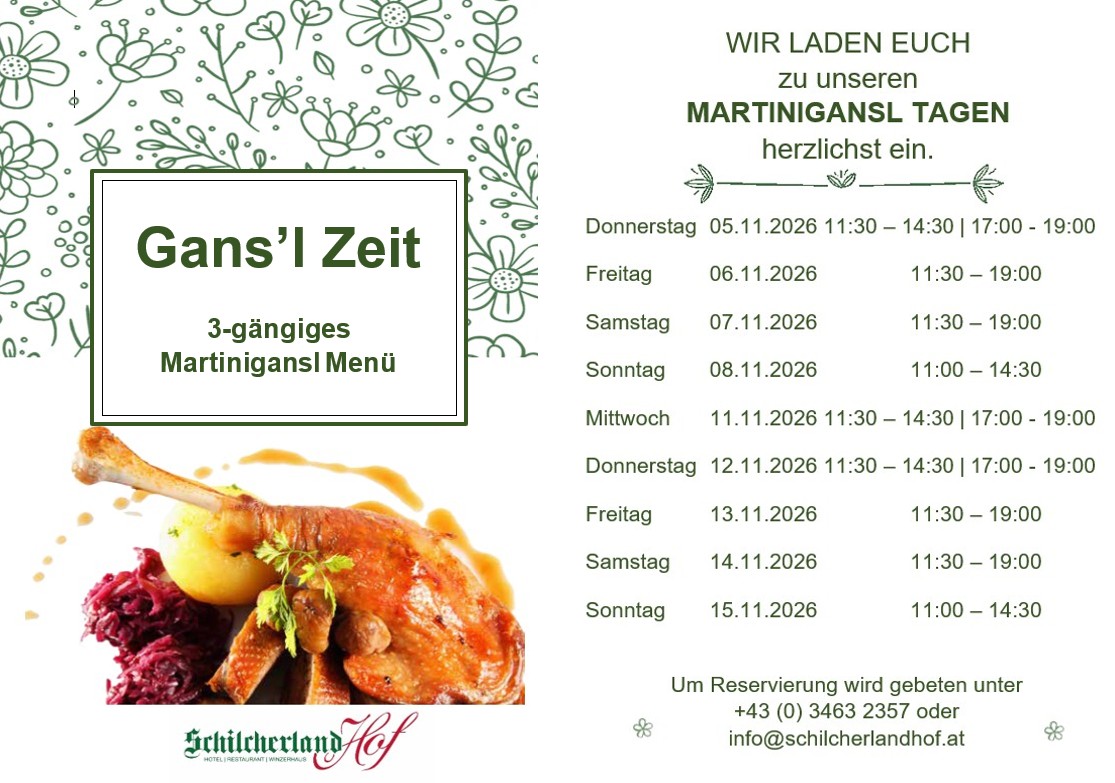 GANS'L ZEIT IM SCHILCHERLANDHOF
